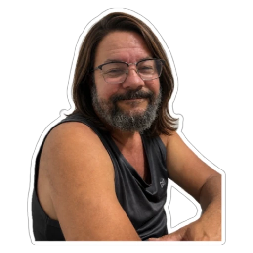 Sticker: Hombre sonriente