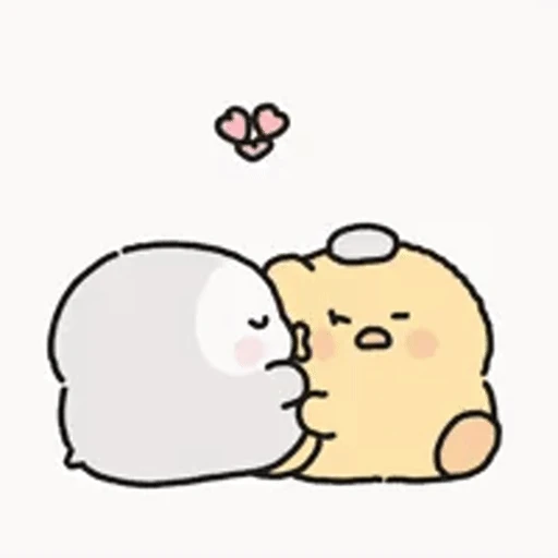 Sticker: Piolín y el osito tiernos