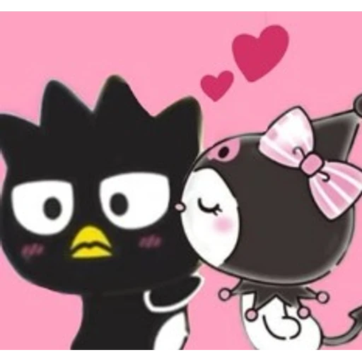 Figurinha: Badtz-Maru e Kuromi
