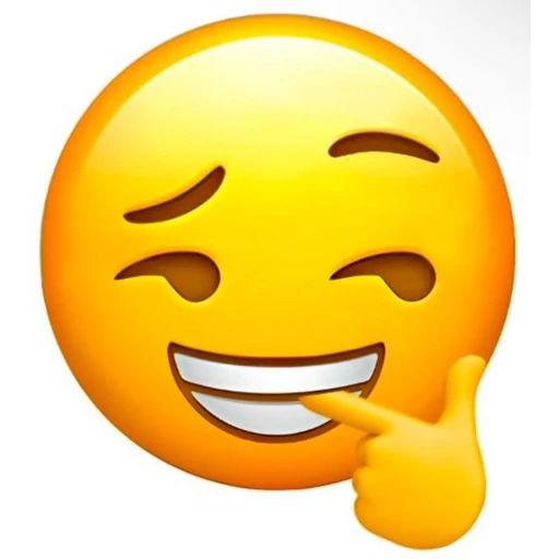 Sticker: Emoji Pensativo y Provocador