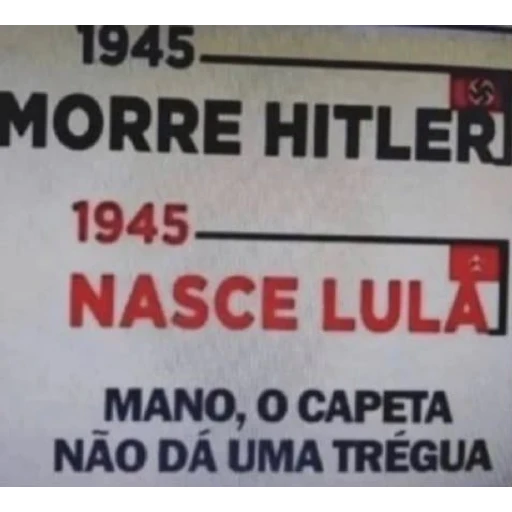 Sticker: Hitler and Lula