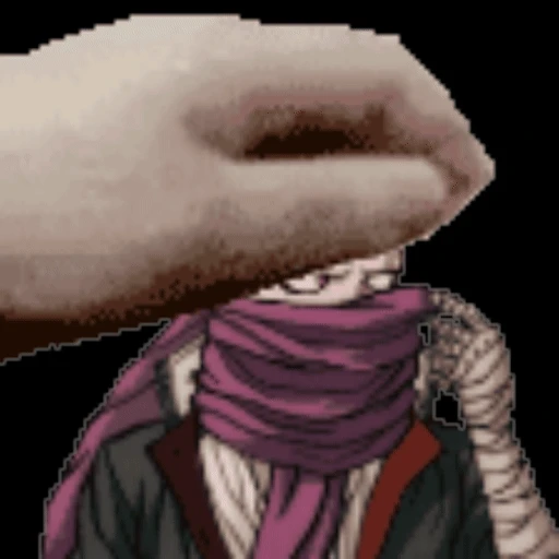 Figurinha: Gundham Tanaka fazendo carinho