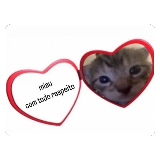 Figurinha: Miau com todo respeito