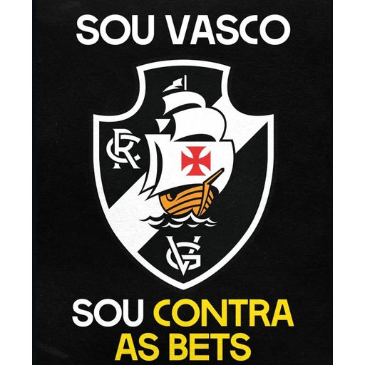 Figurinha: Sou Vasco, sou contra as bets