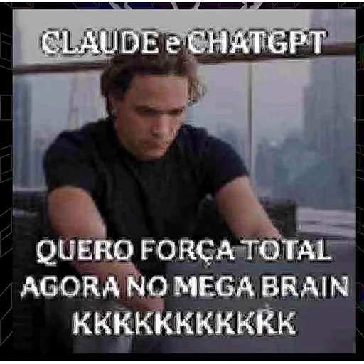 Figurinha: Claude e ChatGPT