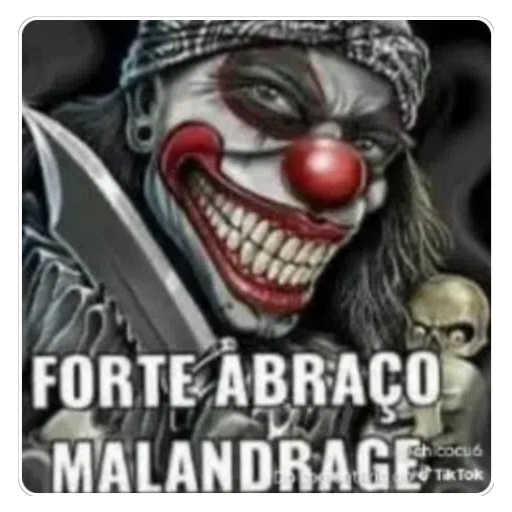 Figurinha: Forte Abraço Malandragem