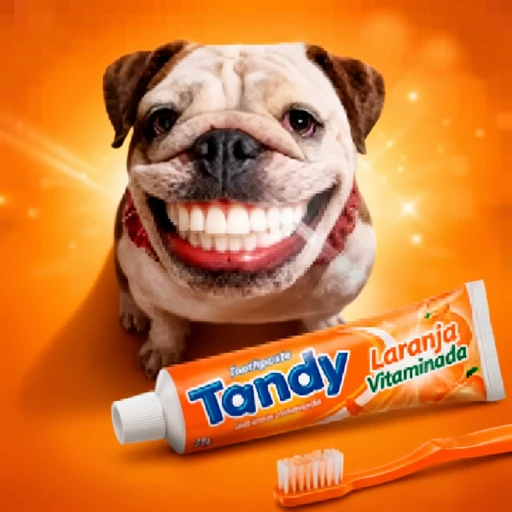 Sticker: Tandy Dog with Teeth