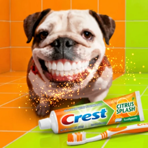 Figurinha: Crest Citrus Splash