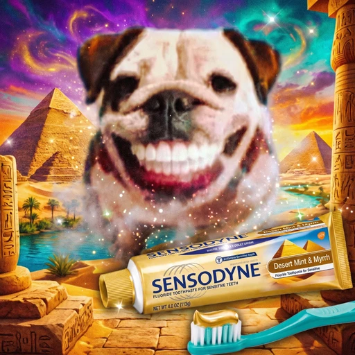 Sticker: Sensodyne en Egipto
