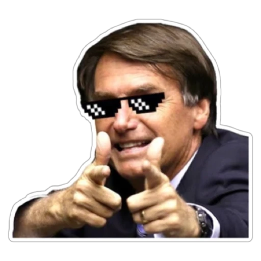 Figurinha: Bolsonaro Thug Life