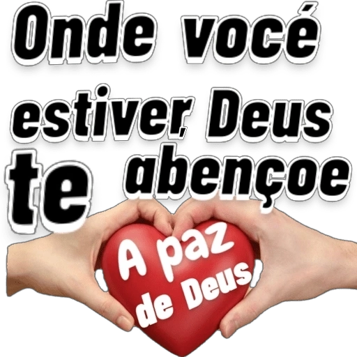 Figurinha: Onde você estiver Deus te abençoe