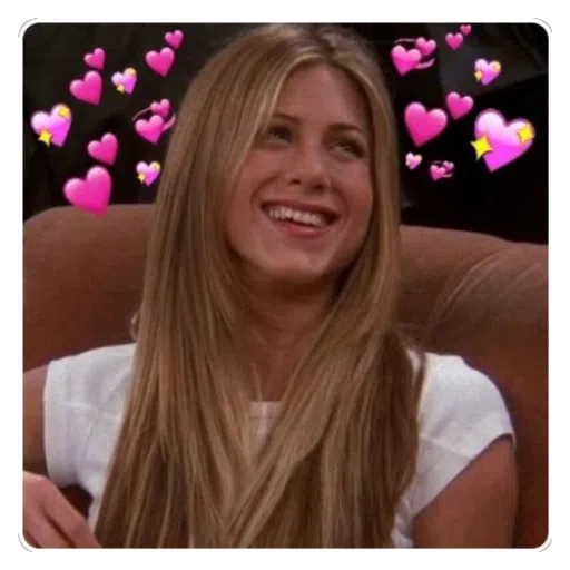 Figurinha: Corações na Rachel