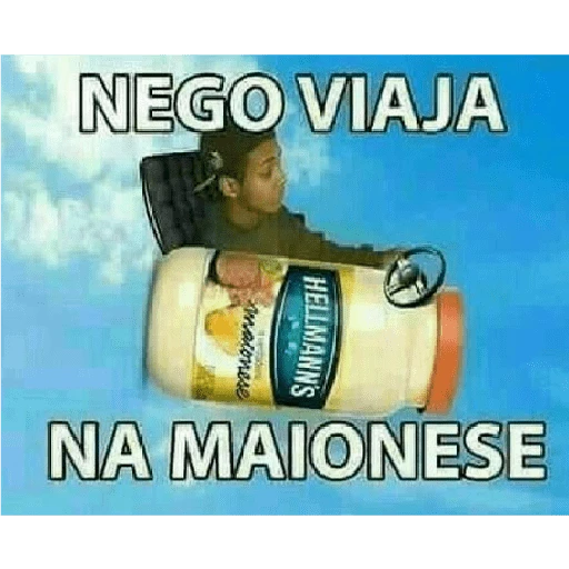 Figurinha: Nego viaja na maionese