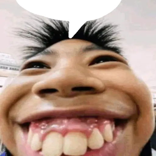 Figurinha: Sorriso Aberto