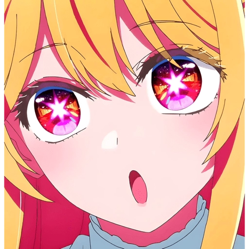 Figurinha: Olhos Brilhantes de Anime