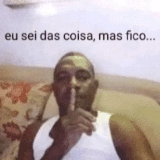Figurinha: Eu sei das coisa, mas fico...