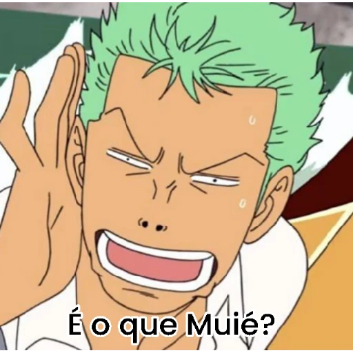 Figurinha: Zoro: É o que Muie?