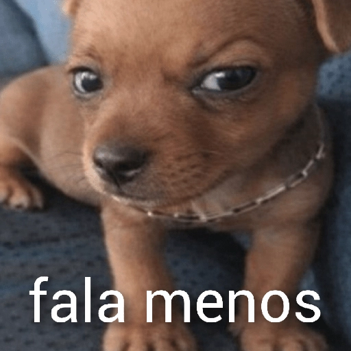 Figurinha: Cachorrinho filóspofo