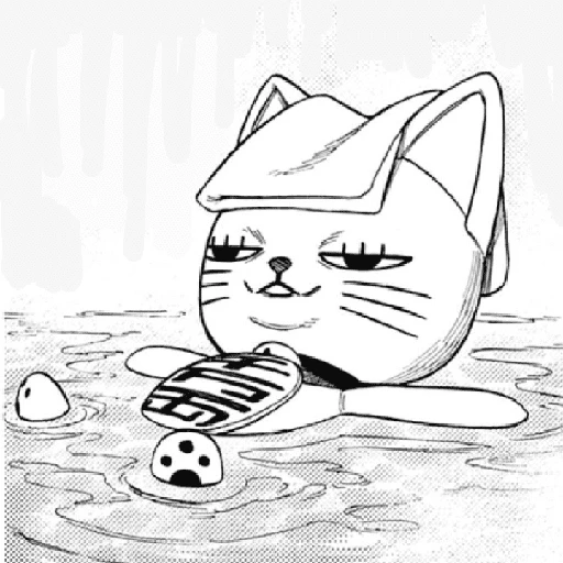 Figurinha: Gato surfista de boa