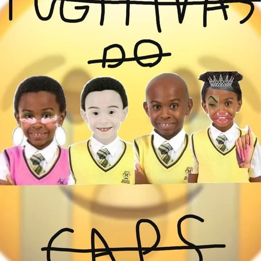 Figurinha: Crianças com Filtro de Meme