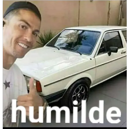 Sticker: Cristiano Ronaldo humilde