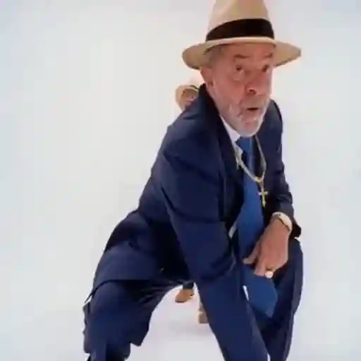 Figurinha: Lula dançando