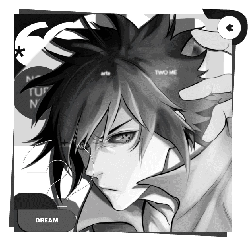 Figurinha: Anime Boy Dream