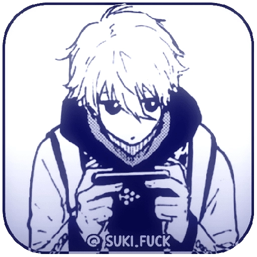 Sticker: Anime Gamer