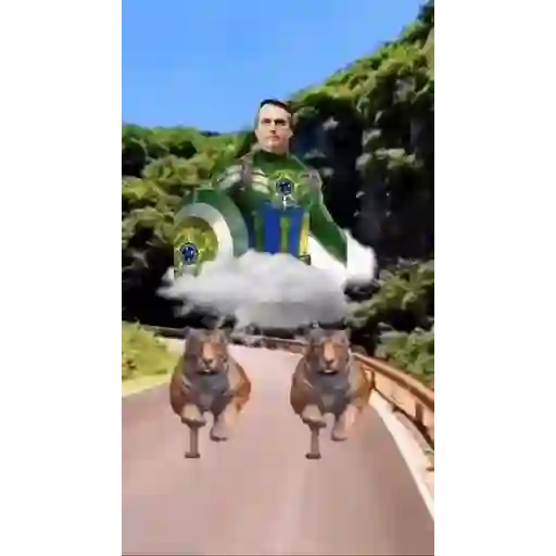 Sticker: Bolsonaro Captain