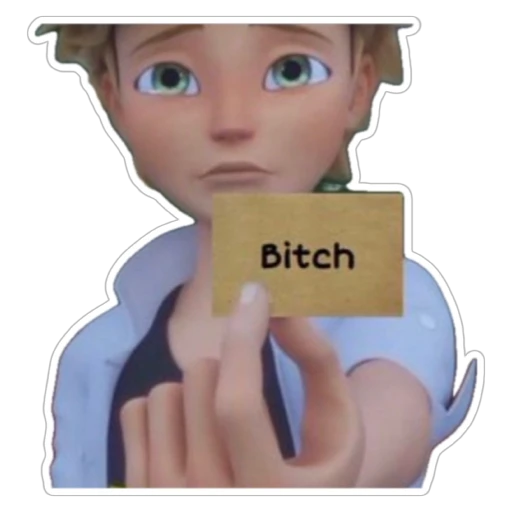 Figurinha: Adrien Agreste Bitch