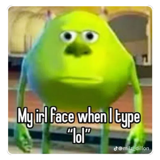 Sticker: Mike Wazowski expressionless
