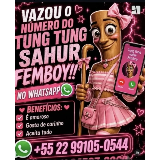 Sticker: Tung Tung Sahur Femboy