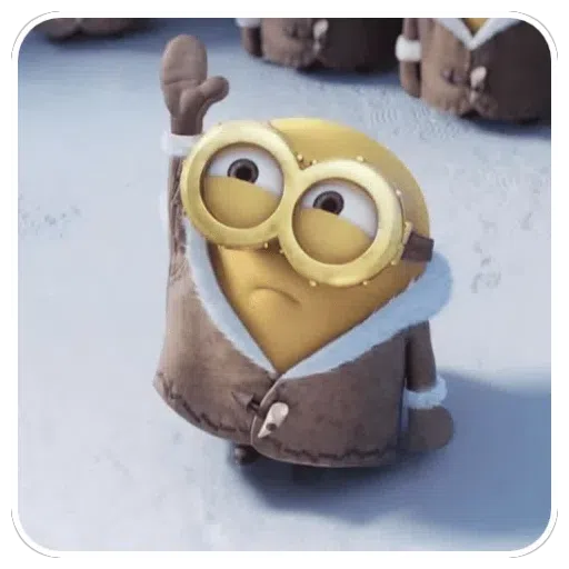 Figurinha: Minion Dando Tchau