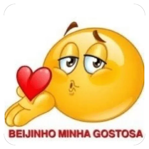 Figurinha: Beijinho minha gostosa