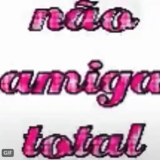 Figurinha: Não amiga, total