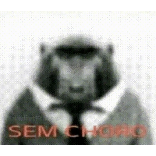 Figurinha: Macaco de Terno: Sem Choro