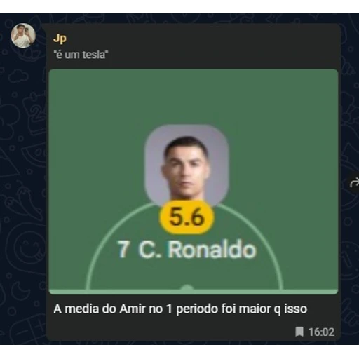 Figurinha: Cristiano Ronaldo Meme