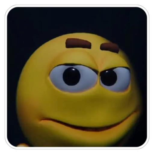 Figurinha: Emoji Pensativo