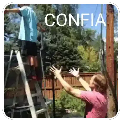 Figurinha: Confia