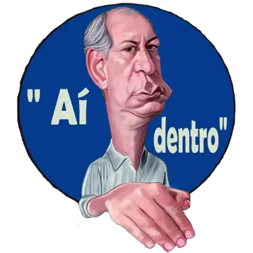 Figurinha: Ciro "Aí dentro"