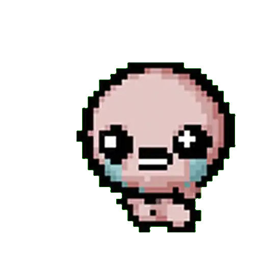 Figurinha: Isaac Chorando