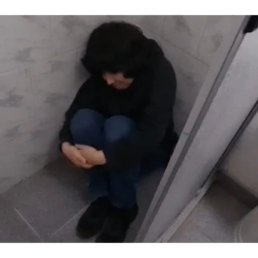 Sticker: Sadness in the corner