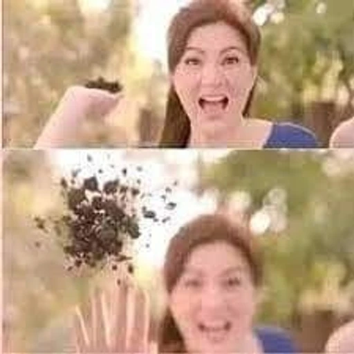 Sticker: Sharon Cuneta throwing dirt