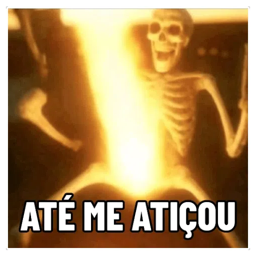 Figurinha: Até me atiçou