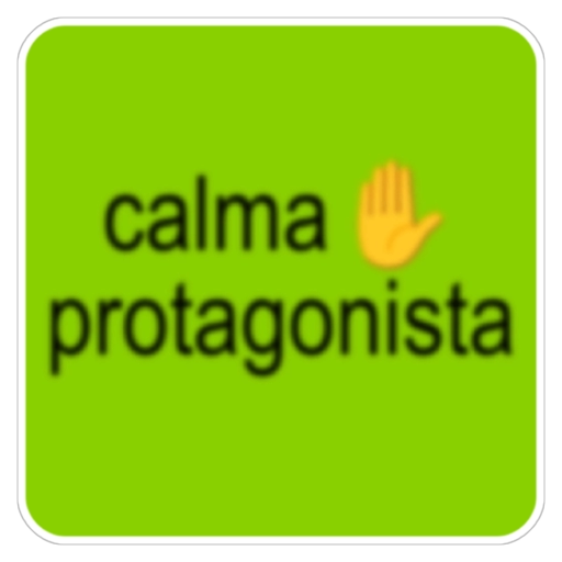 Sticker: Calm down protagonist