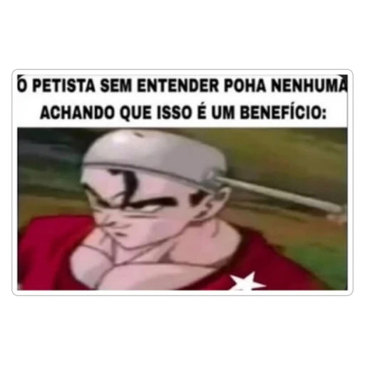 Figurinha: Petista sem entender nada