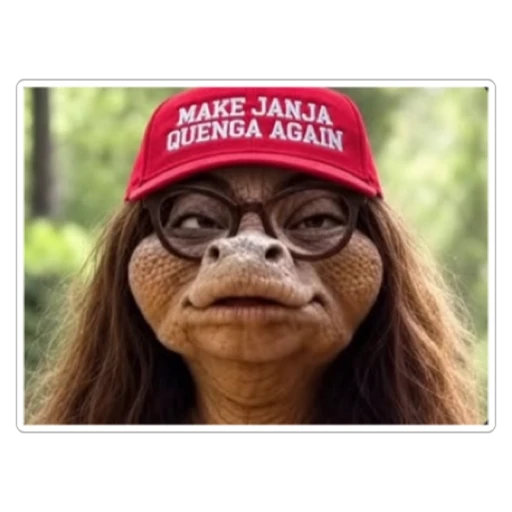 Figurinha: Make Janja Quenga Again