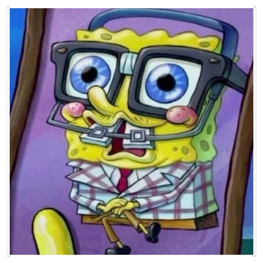 Figurinha: Bob Esponja Nerd