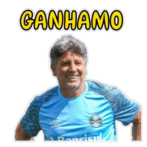 Sticker: Renato Gaucho - GANAMOS