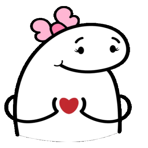 Sticker: Flork in love